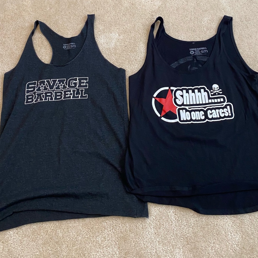 Savage Barbell Tank Bundle
